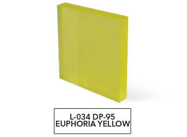 L-034 Euphoria Yellow Blur Acrylic