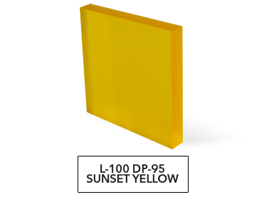 L-100 Sunset Yellow Blur Acrylic