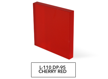 L-110 Cherry Red Blur Acrylic